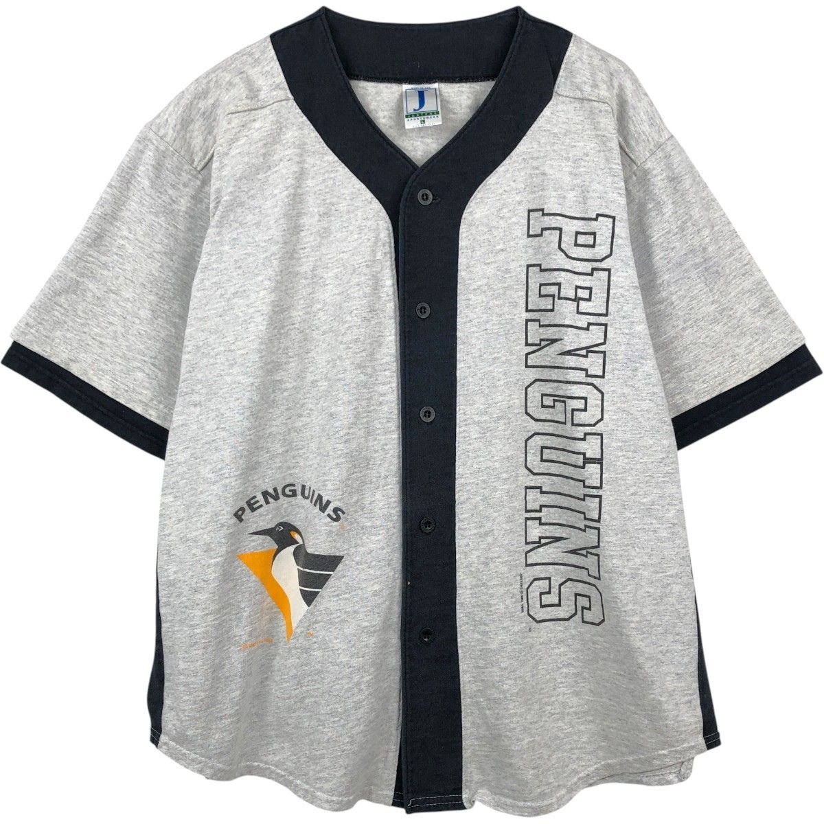 古着 90年代 Jostens Sportswear NHL PITTSBURGH PENGUINS ピッツバーグペンギンズ ホッケー ゲームシャツ ベースボールシャツ/eaa665331 7,000円