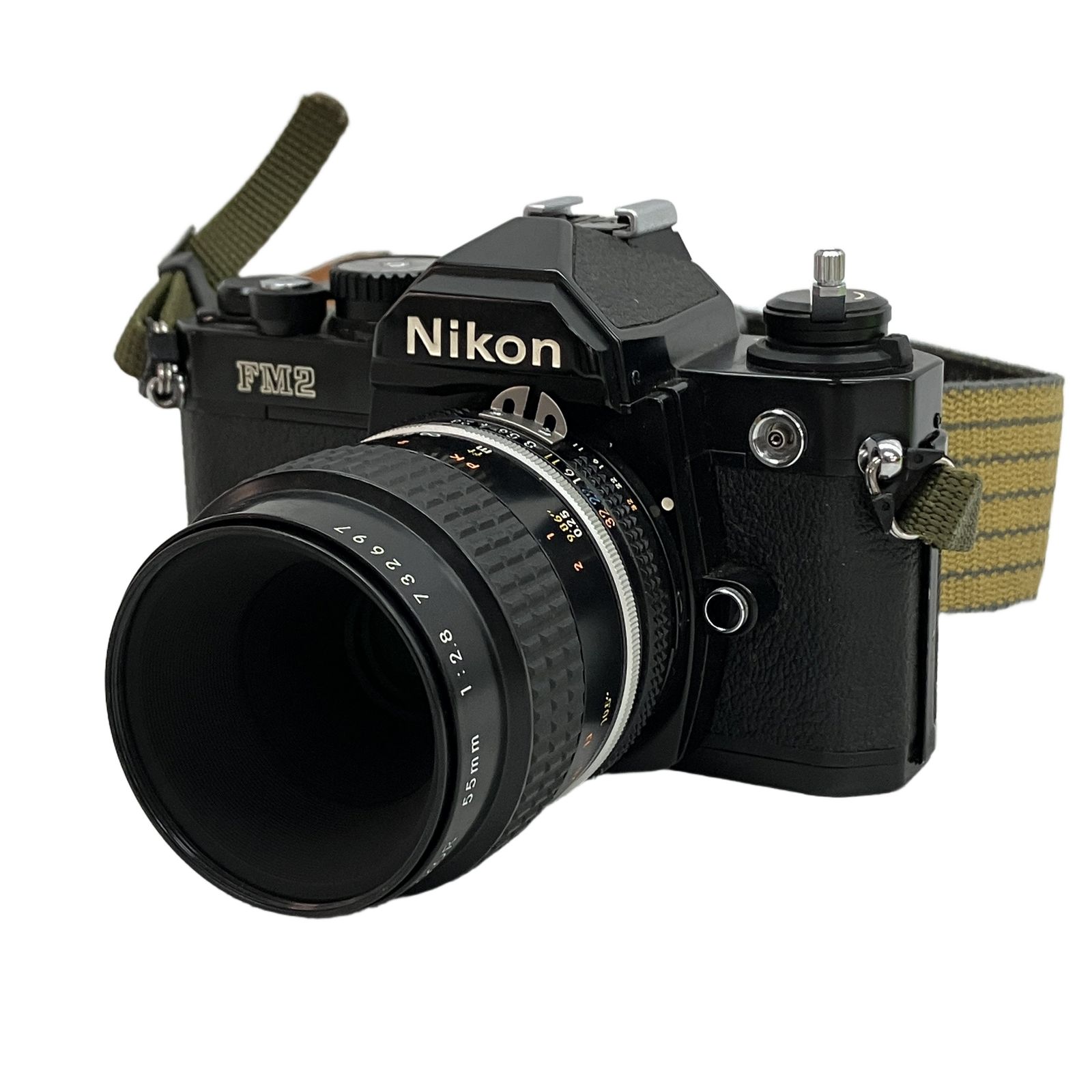 Nikon FM2 Ai Micro-NIKKOR 55mm F2.8 レンズセット フィルム 一眼レフカメラ ニコン ジャンク C11522835