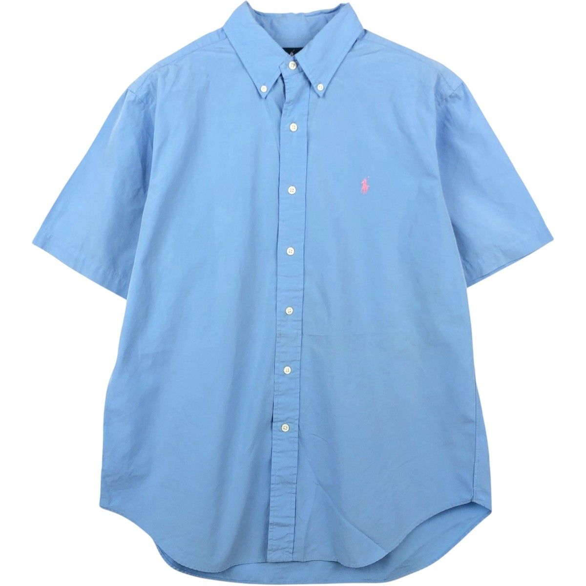 古着 ラルフローレン Ralph Lauren CLASSIC FIT 半袖 ボタンダウンシャツ メンズL相当/eaa665104 6,437円