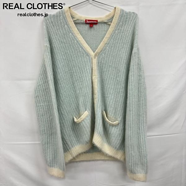 Supreme/シュプリーム【25SS】2-Tone Mohair Cardigan/2トーン モヘア カーディガン/アイボリー/L 19,425円