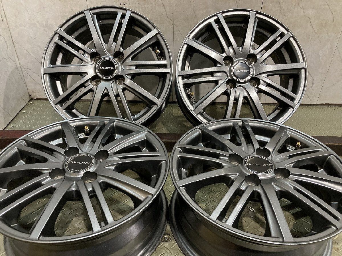 BS BRIDGESTONE BALMINUM BR10 バルミナ 14インチ 4本 5.5J4HPCD100+39 トール ルーミー タンク パッソ ブーン アクア ヤリス等　(MHC632)