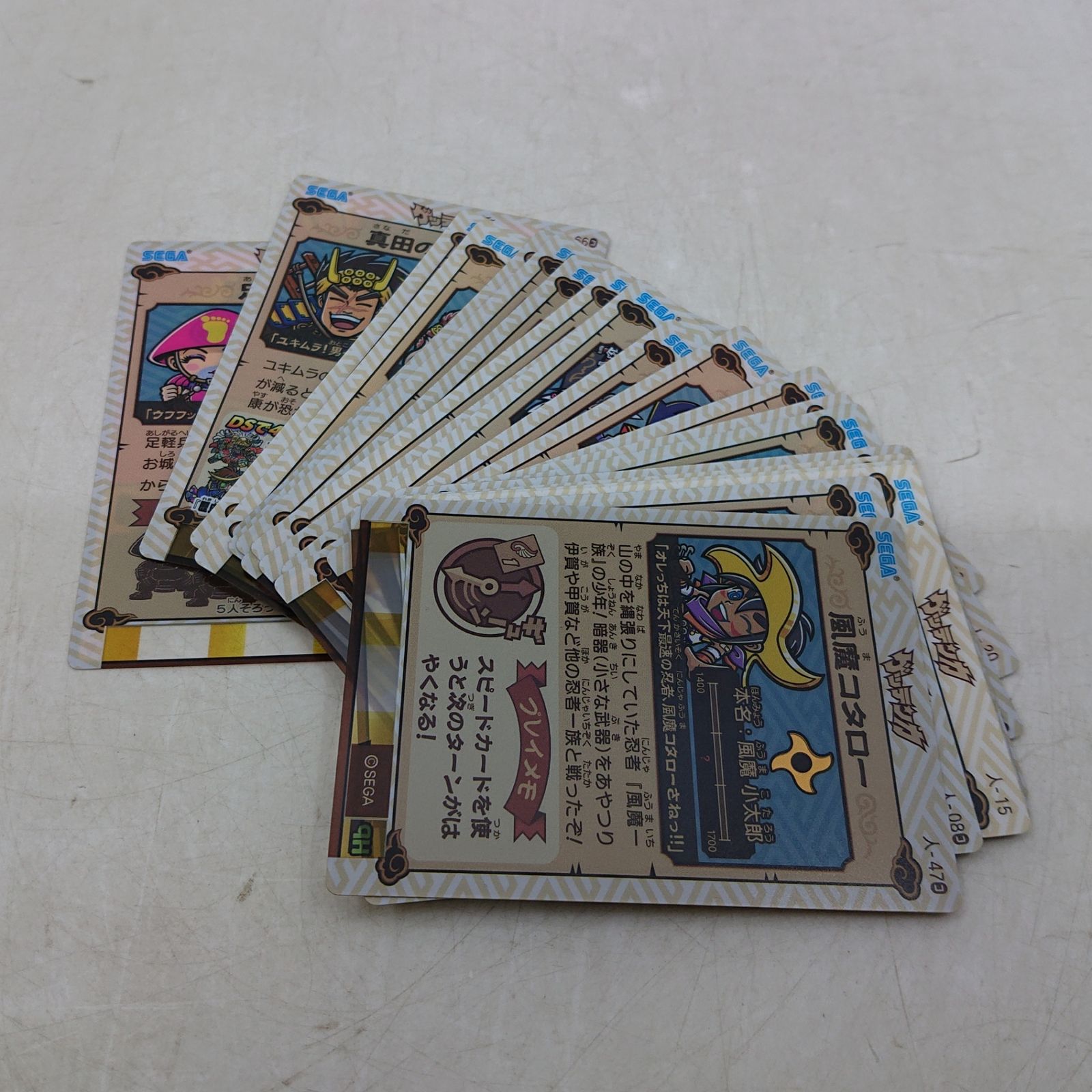 まとめ売り】歴史大戦ゲッテンカ カード 約60枚セット セガ