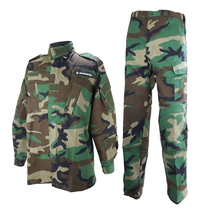 SHENKEL 迷彩服上下セット ウッドランド L bdu-wl02-L