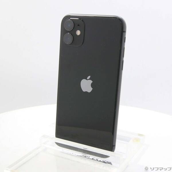 ソフマップ 〔中古品〕 iPhone11 64GB ブラック MWLT2J／A SIMフリー【247】 31,479円