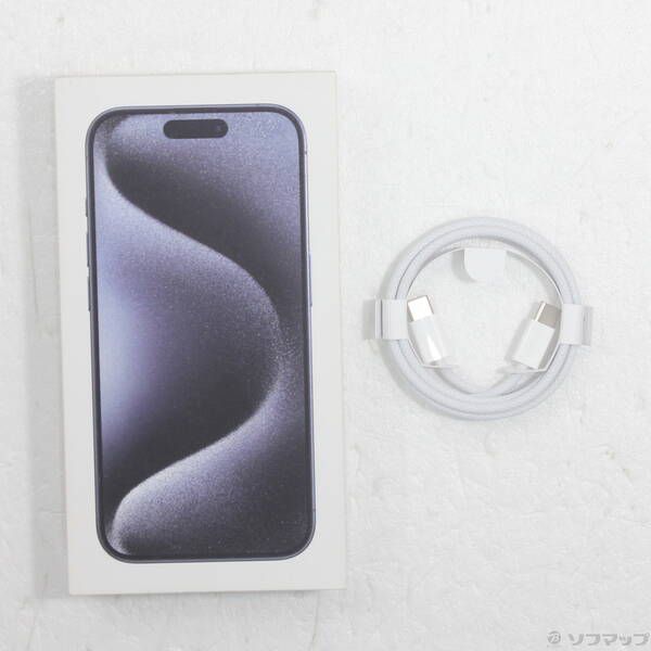 ソフマップ 〔中古品〕 iPhone15 Pro 256GB ブルーチタニウム MTUG3J／A SIMフリー【349】