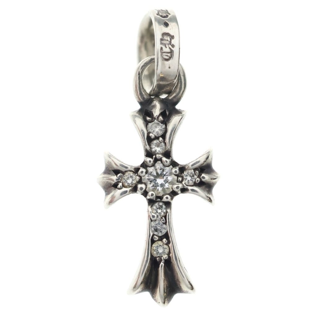 CHROME HEARTS (クロムハーツ) CRS BBYFAT P DMND ベイビーファットクロス PAVEダイヤ ペンダントトップ シルバーBCA234 247,500円
