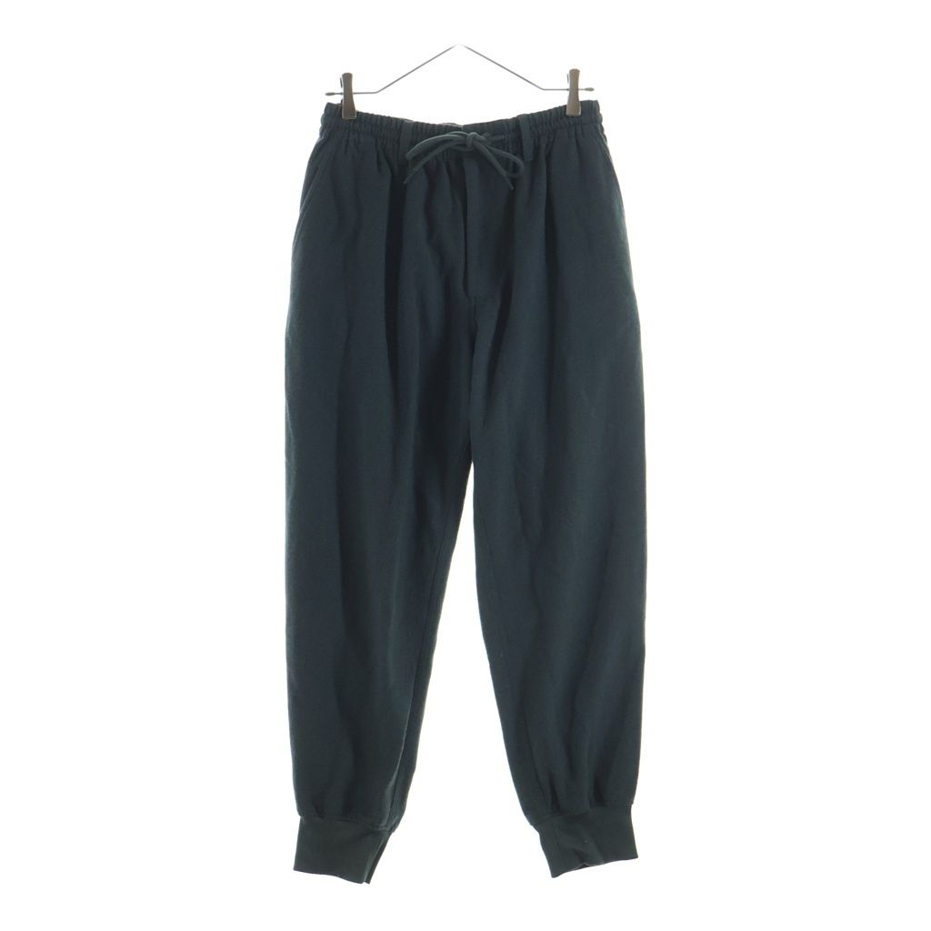 Y-3 (ワイスリー) FLANNEL CUF PNT フランネル パンツ グリーン IQ1826