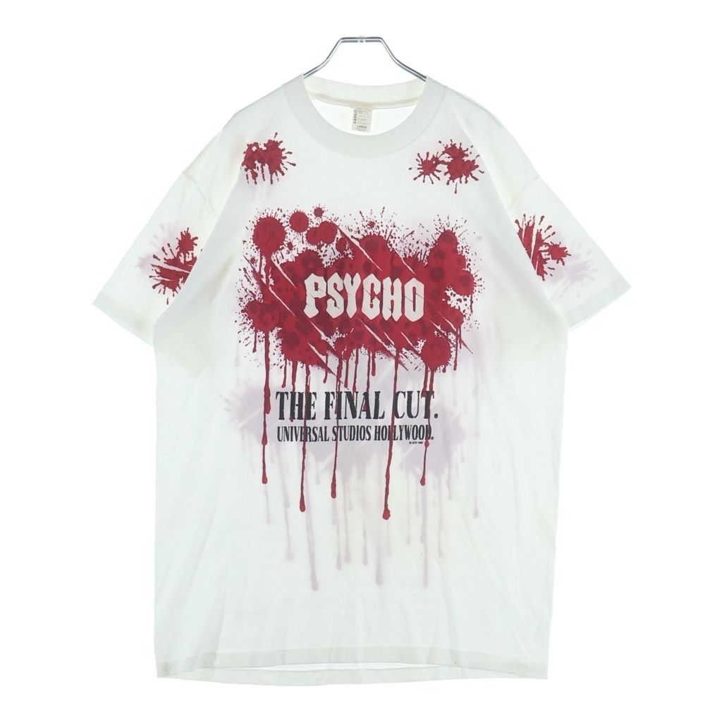 VINTAGE (ヴィンテージ) 90s Psycho The Final Cut 発砲プリント クルーネックTシャツ ホワイト -