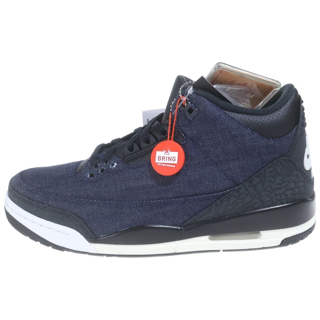 NIKE (ナイキ) ×Levi's AIR JORDAN 3 RETRO LSC INDIGO SP リーバイス エアジョーダン3 ミッドカットスニーカー インディゴ US11/29cm IH7959-400