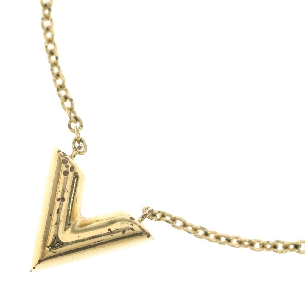 LOUIS VUITTON (ルイヴィトン) エッセンシャルV ネックレス ゴールド M61083