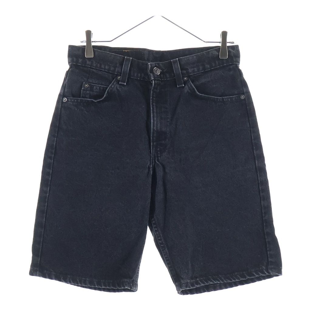 Levi's (リーバイス) 90s USA製 サルファ 後染め 550-4159 ブラックデニム ショートパンツ ブラック -
