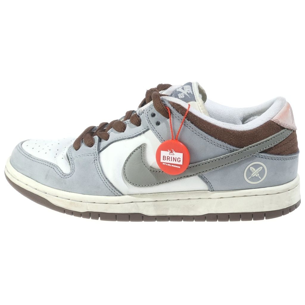 NIKE (ナイキ) ×YUTO HORIGOME DUNK LOW PRO QS FQ1180-001 堀米雄斗 ダンク プロ クイックストライク ローカットスニーカー ホワイト/グレー US9/27.0cm 14,571円