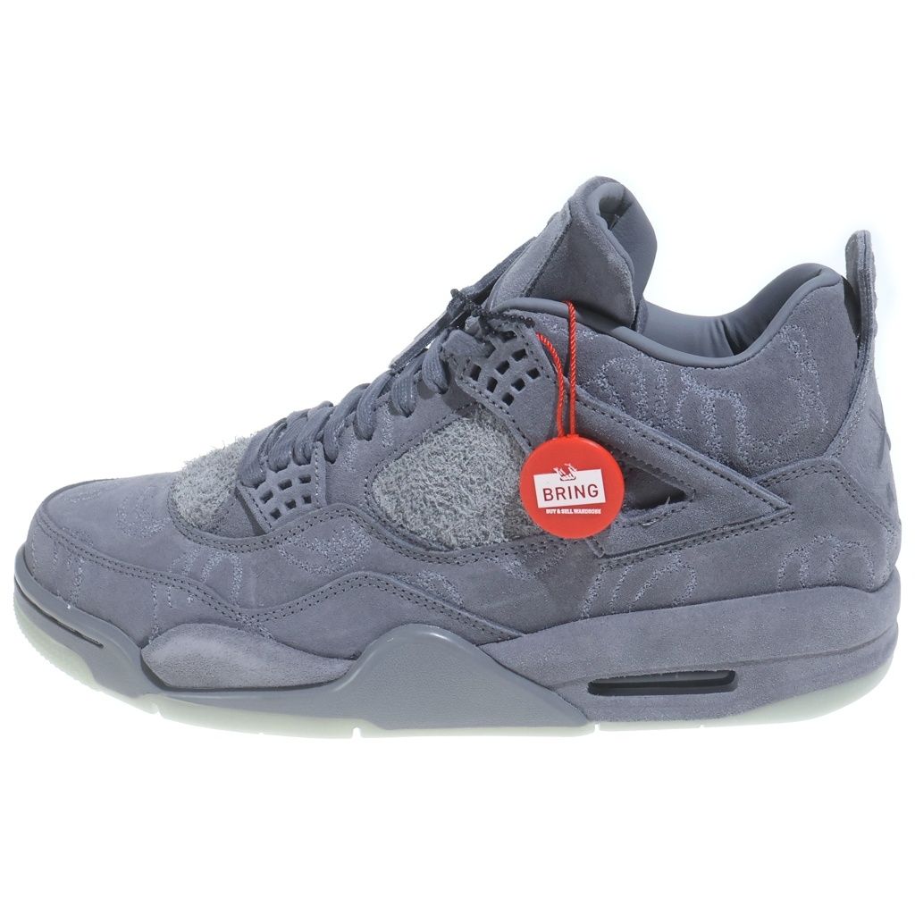 NIKE (ナイキ) ×KAWS AIR JORDAN 4 RETRO GREY 930155-003 カウズ エアジョーダン4 レトロ グレー US9.5/27.5cm 137,500円