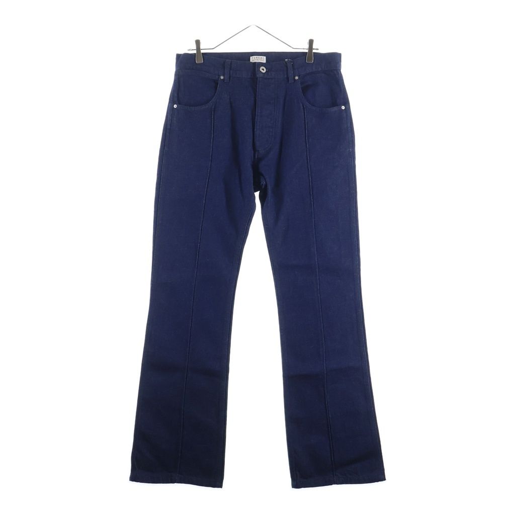 NO BRAND (ノーブランド) FURSAC【フルサック】 Pleated Trousers プリーツ デニムパンツ インディゴ 26-030-310-0008-1-0