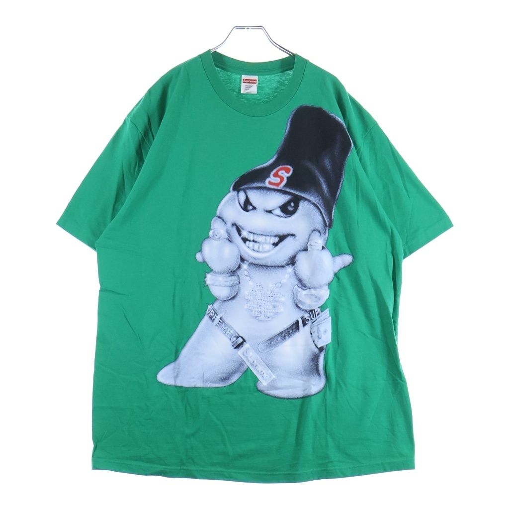 SUPREME (シュプリーム) 25AW Snow Man Tee スノーマン クルーネック半袖Tシャツ カットソー グリーン