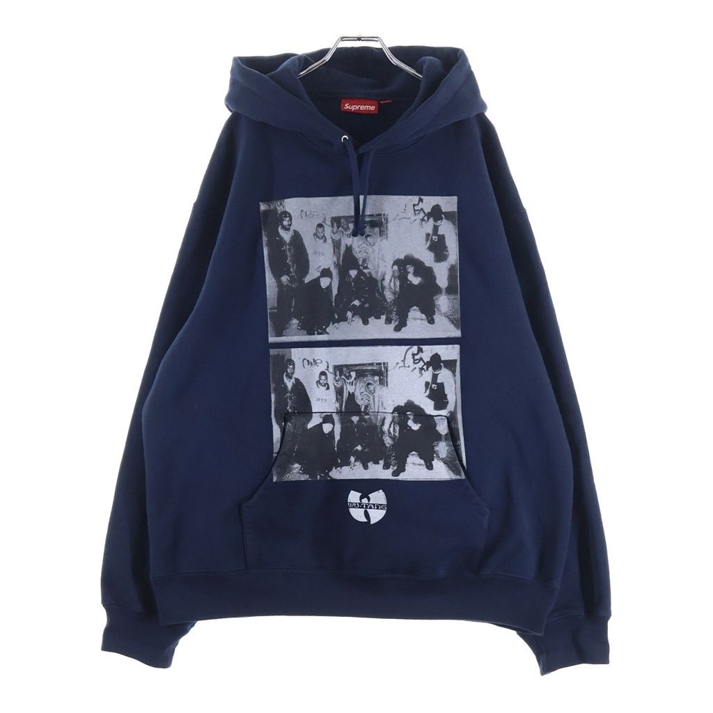 SUPREME (シュプリーム) 25AW Wu-Tang Clan Hooded Sweatshirt ウータンクラン フーデッドスウェットシャツ パーカー ネイビー