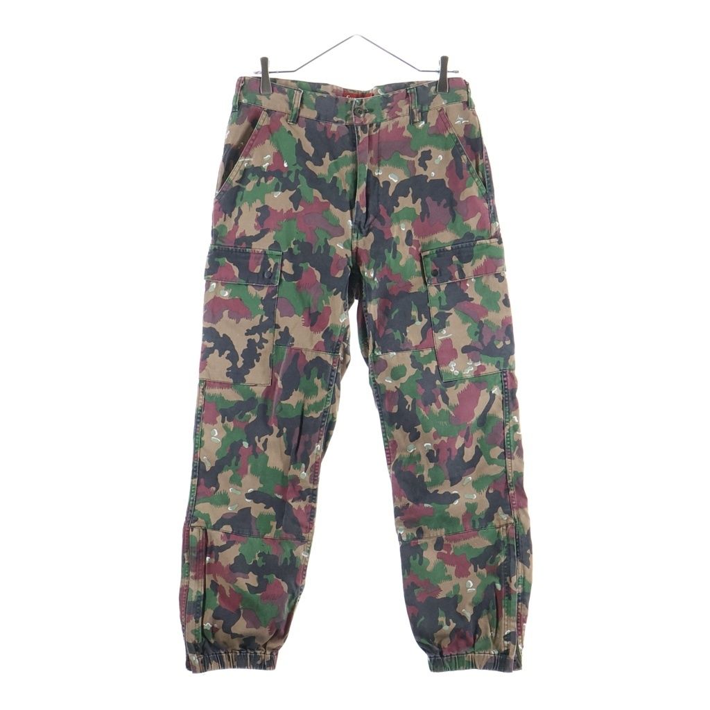 SUPREME (シュプリーム) 17SS Field Pants カモ柄 フィールド カーゴパンツ カーキ