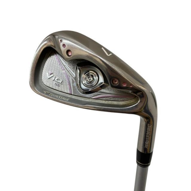 【中古】 ブリヂストン TOURSTAGE ViQ CL(2010) 5S (クリスタルピンク) アイアンセット IR VT-40i (フレックスL) レディース 女性用 右利き 右用 Cランク ゴルフクラブ