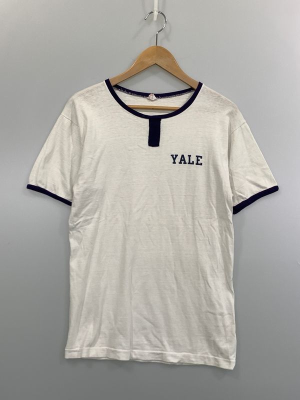 CHAMPION チャンピオン 60's RINGER TEE 60年代 チョコチン リンガーTシャツ YALE C中ランタグ 半袖Tシャツ トップス 【146-260806-yn-02-min】 14,586円