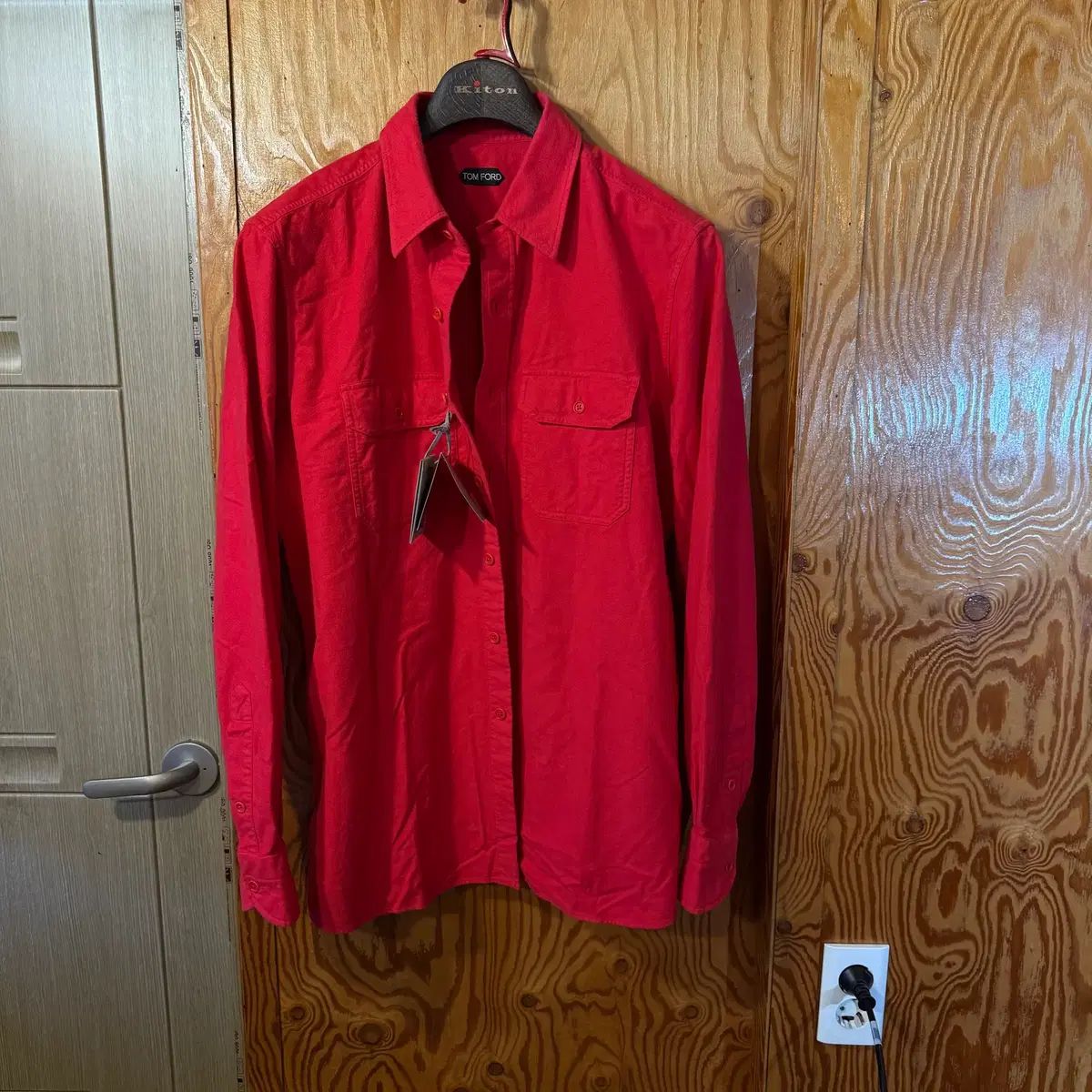 TOM FORD トムフォード 23 S/S レッド デニム シャツ 新品