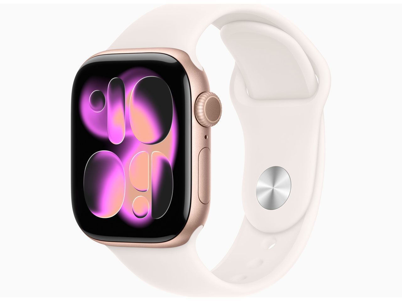 【新品未開封】Apple Watch Series 11 GPSモデル 42mm MEU44J/A [ローズゴールド・ライトブラッシュスポーツバンド M/L]