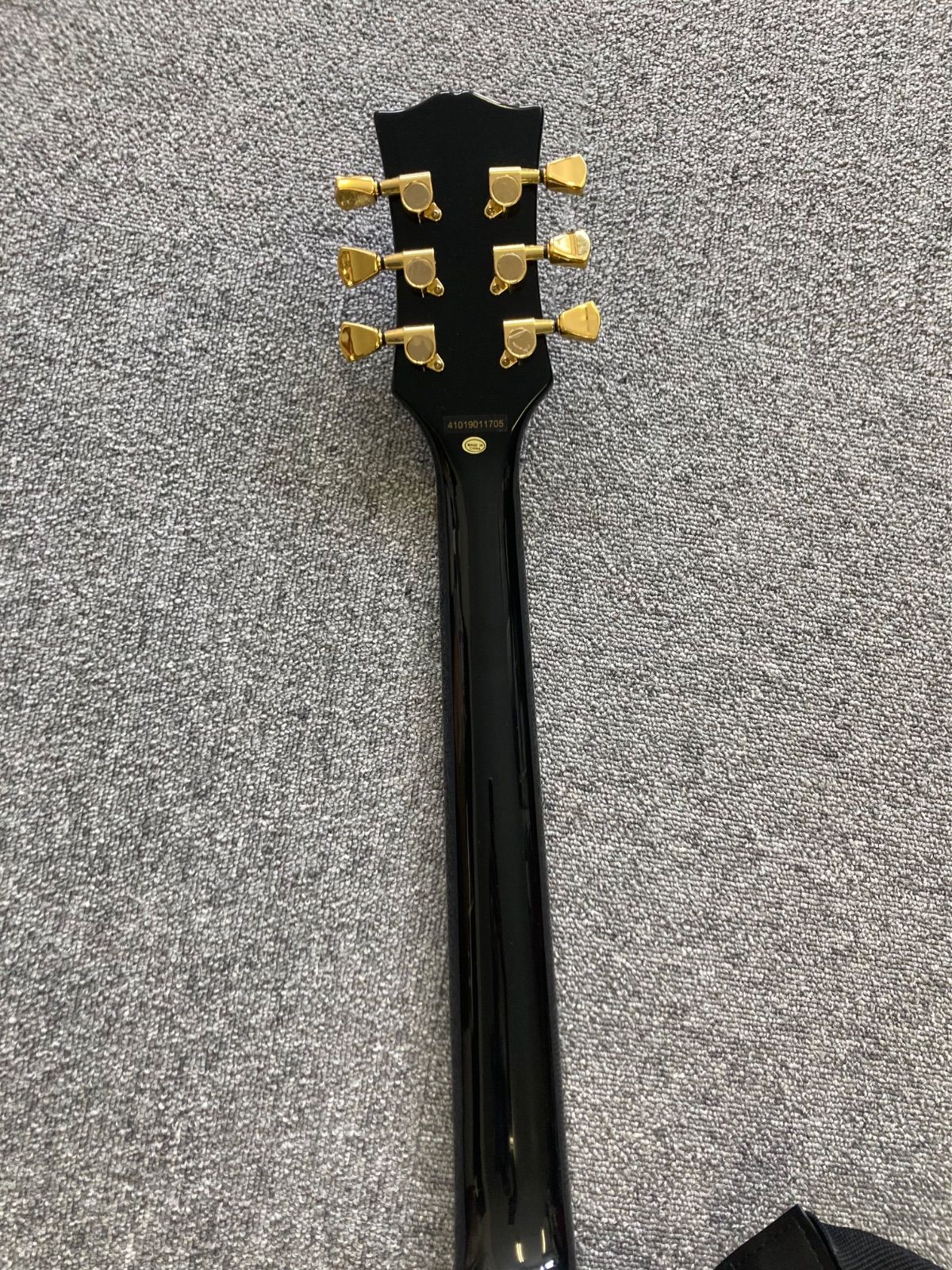 BLITZ ブリッツ レスポールカスタムタイプ エレキギター 黒 ケース付