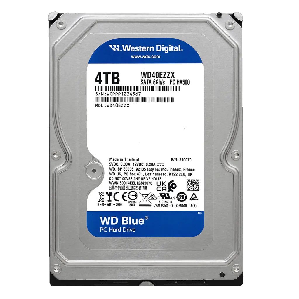 【新品】Windowsハード 3.5インチ 内蔵型HDD 4TB WD Blueシリーズ [WD40EZZX] 21,149円