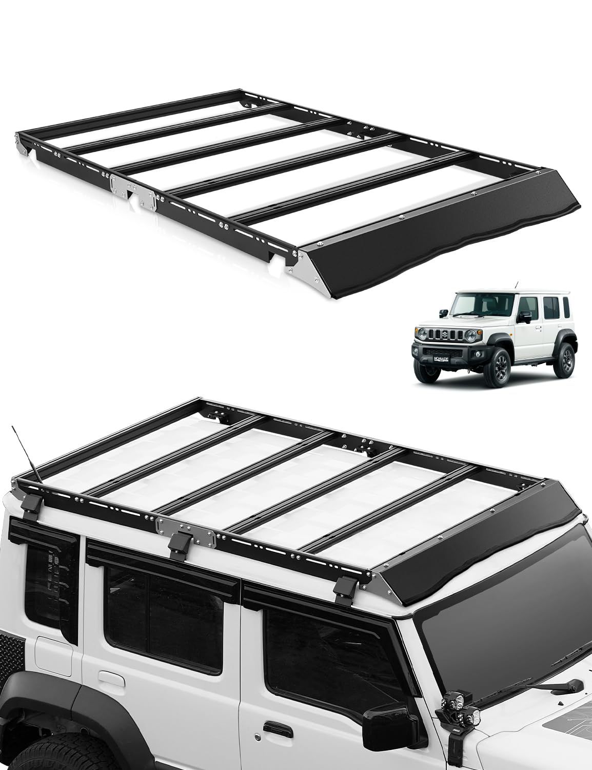 AMWMORV ジムニー ルーフラック ノマド JC74 荷物預かり収納