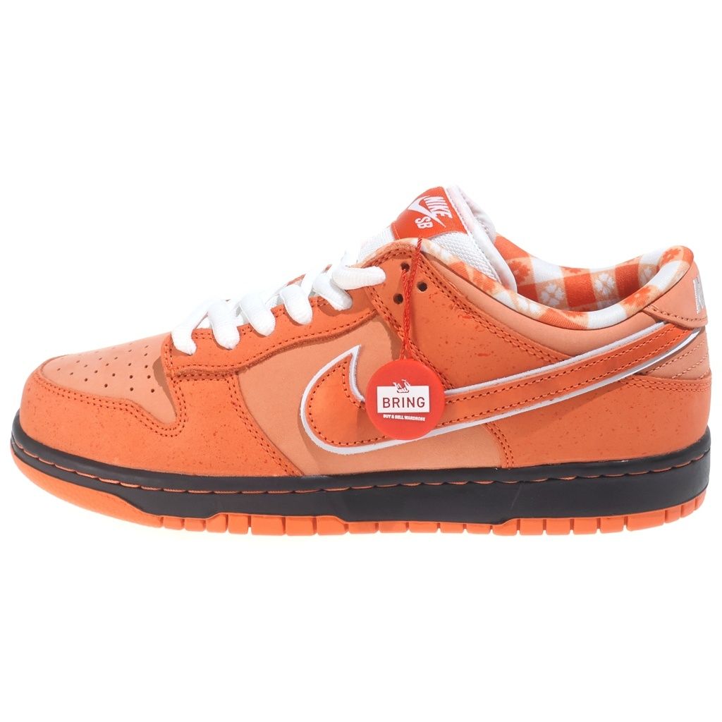NIKE SB (ナイキエスビー) ×CONCEPTS DUNK LOW ORANGE LOBSTER SPECIAL BOX (BE@RBRICK 400%&100%) ローカットスニーカー US9.5/27.5cm FD8776-800