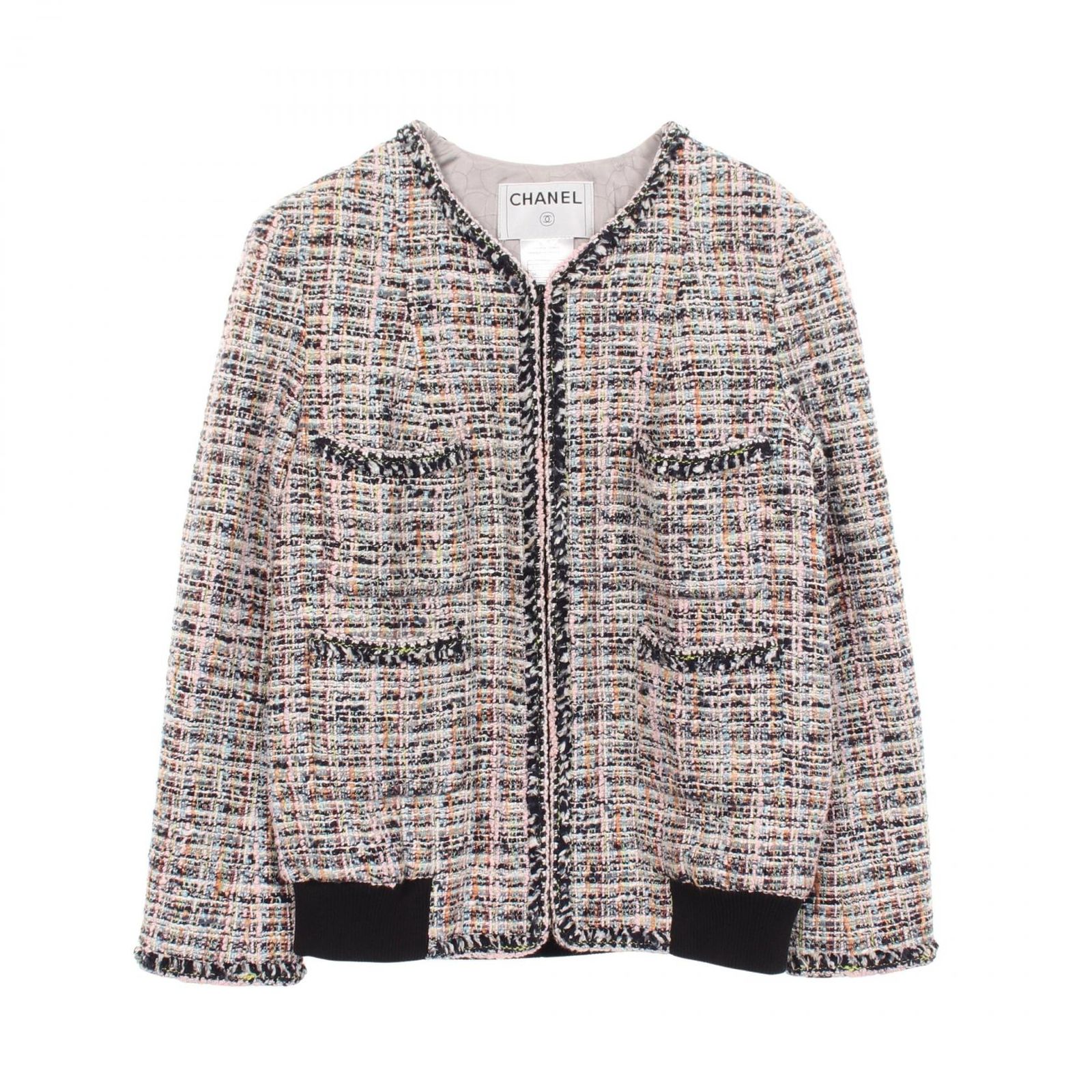 CHANEL シャネル ココマークボタン ツイード ブルゾン その他ジャケット