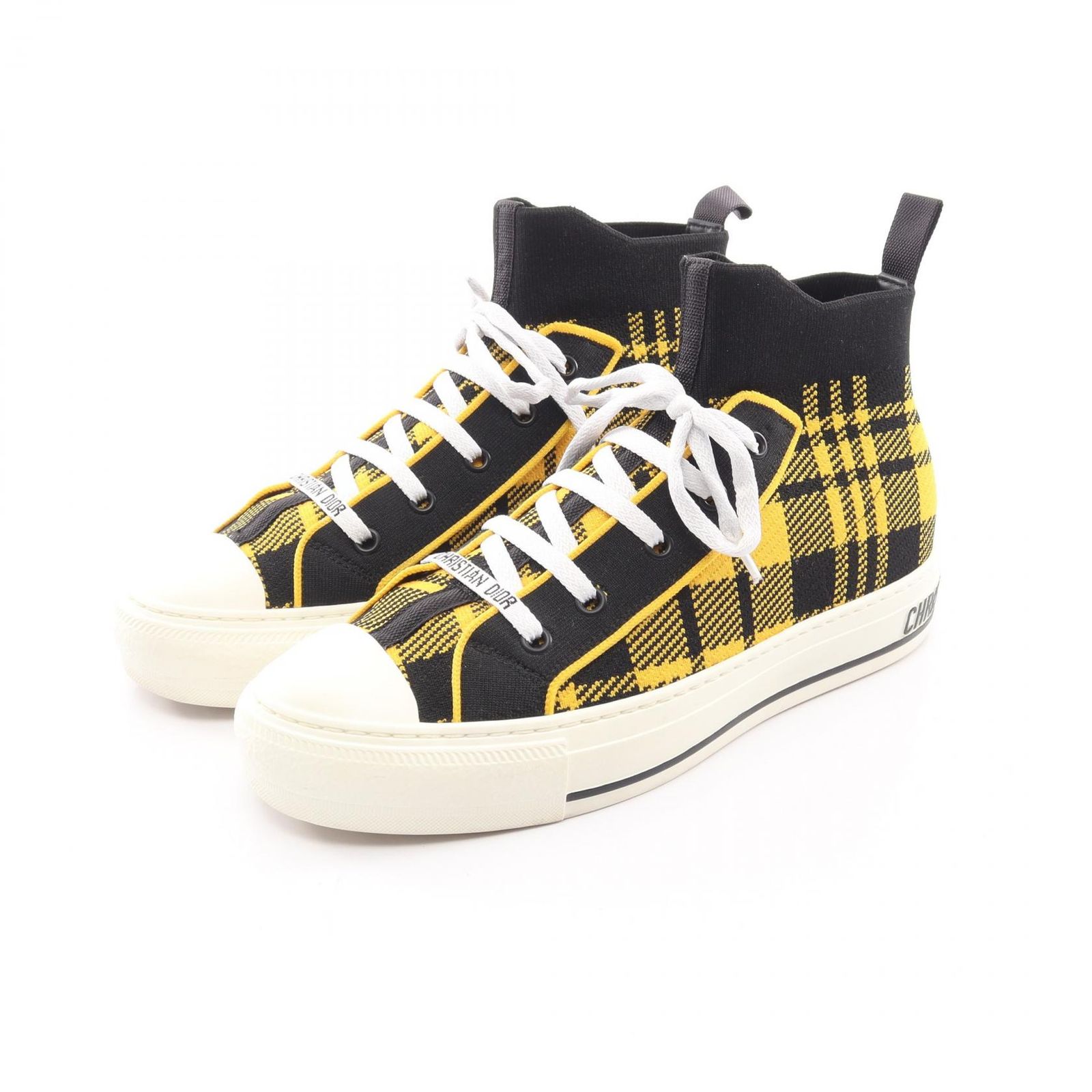 Dior ディオール WALK'N'DIOR ハイトップ チェック スニーカー