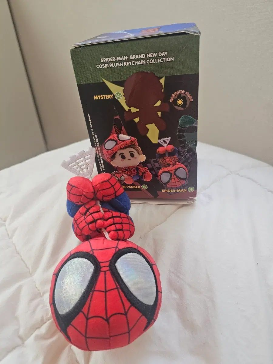 スパイダーマン コス ホットトイズ PLUSH キーホルダー 黒鉄のミステリートレイン ボックス ブランドニューデイ