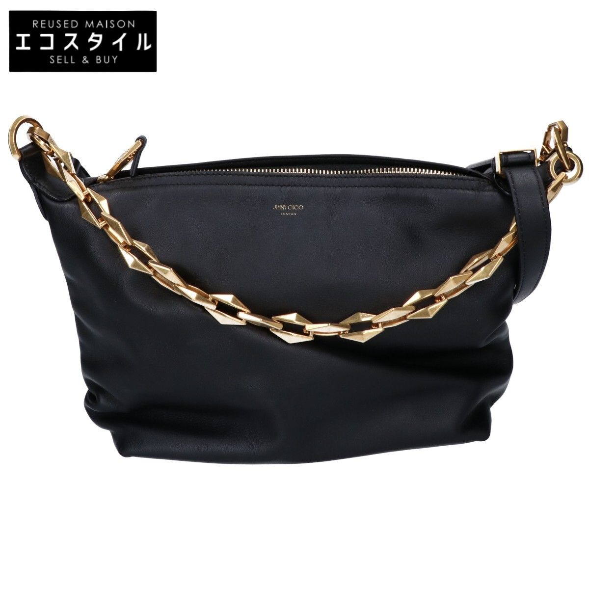 JIMMY CHOO　ジミーチュウ　ダイヤモンド ソフトホーボー S 42,829円