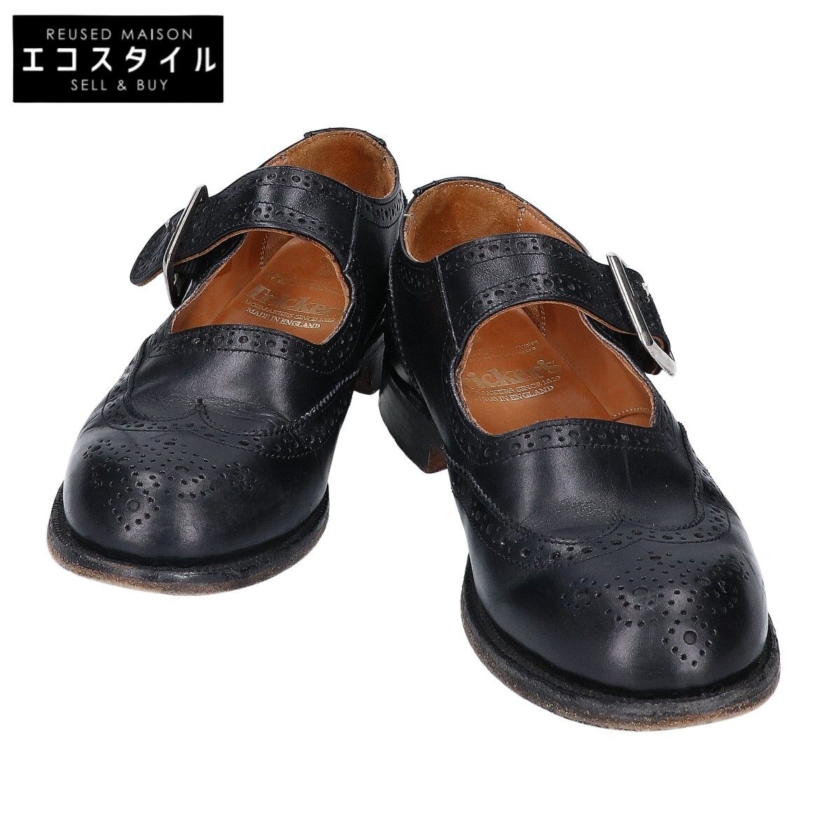 Tricker's　トリッカーズ　L6011 MARY JANE ウィングチップ レザーシューズ　6 12,620円