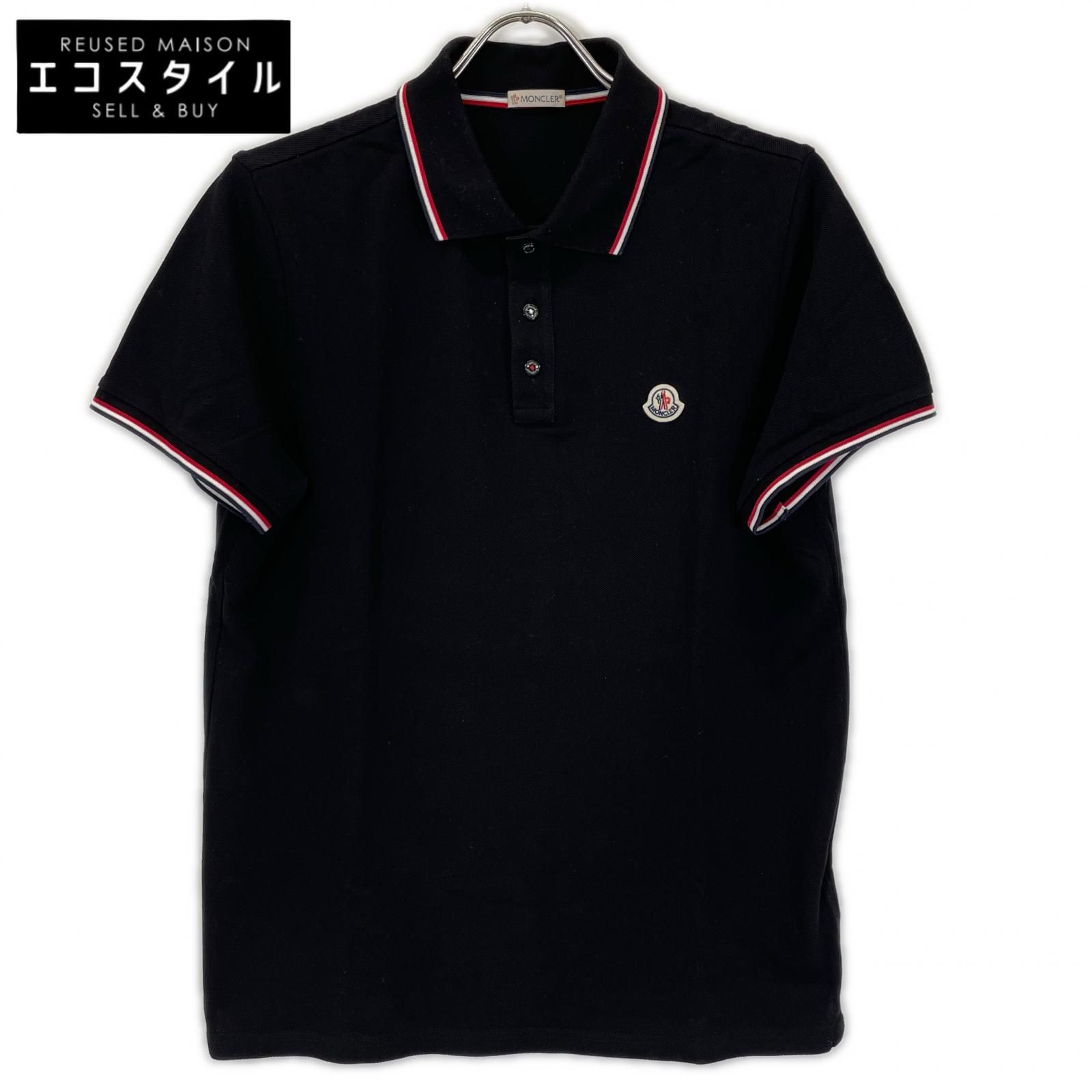 MONCLER　モンクレール　MAGLIA POLO MANICA CORTA ロゴワッペン ポロシャツ　M