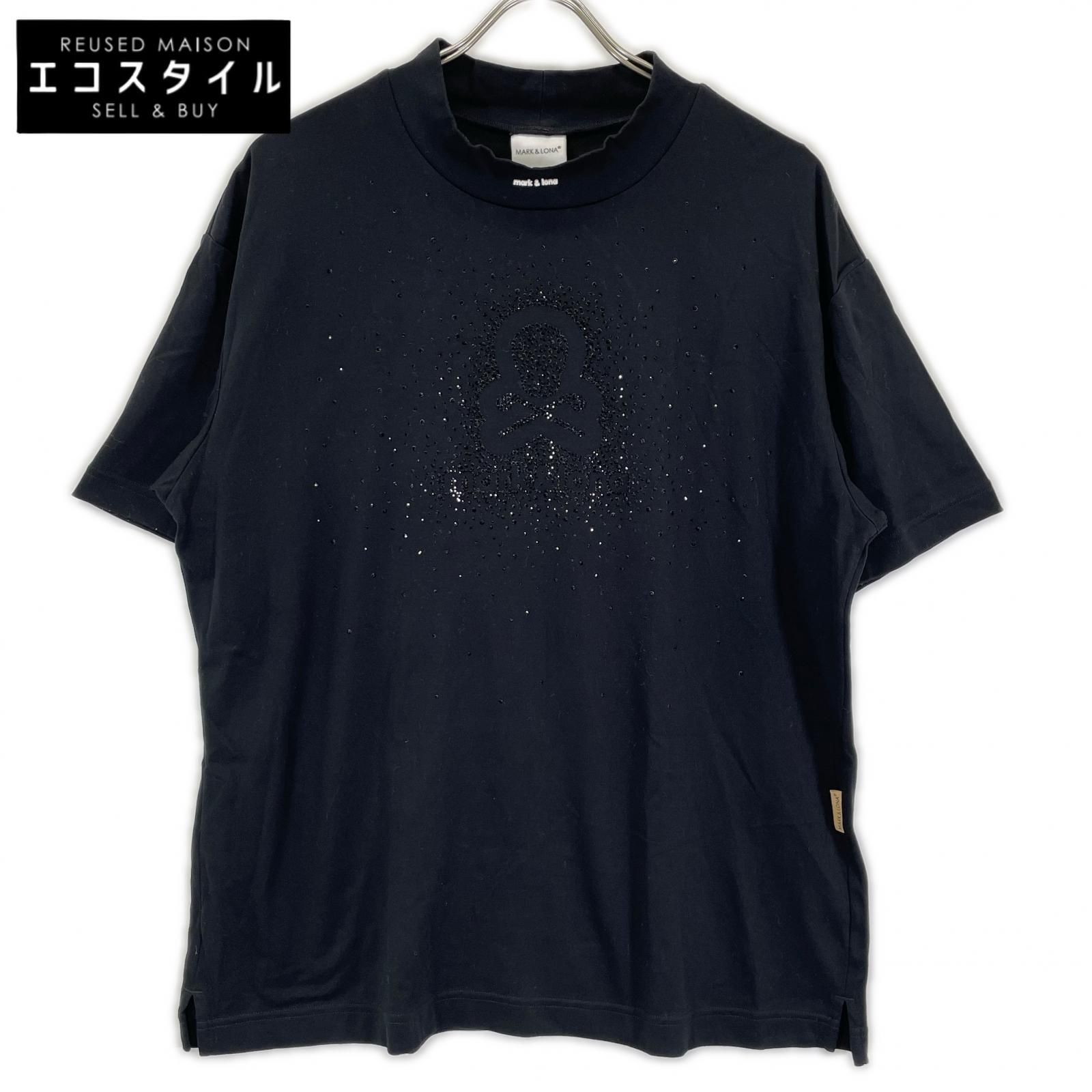 MARK&LONA　マークアンドロナ　25年 MLM-5C-AA04 ブラック Ever Crystal Skull Mock Tシャツ　50 16,199円