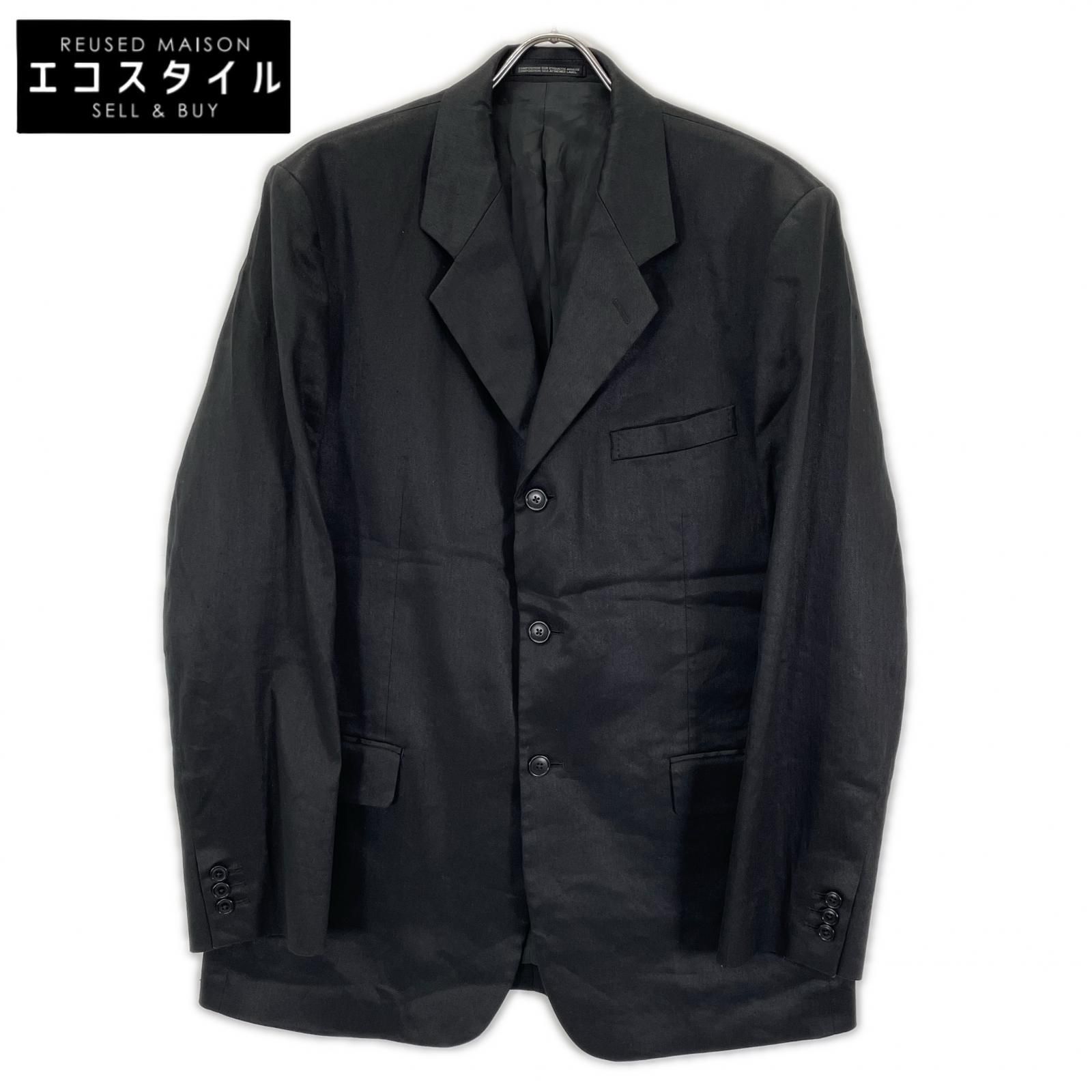 Y's for men　ワイズフォーメン　MO-J90ー350 LINEN COTTON TWILL JACKET WITH 3B　3