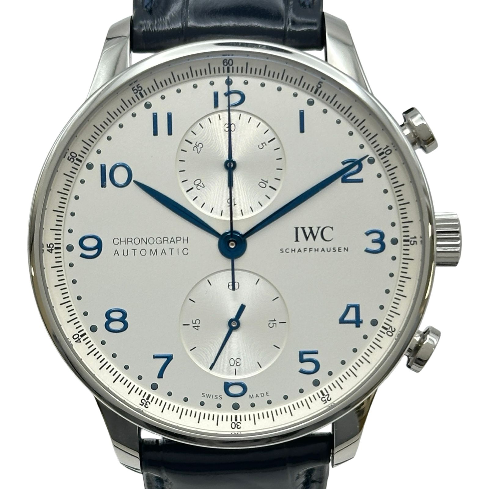 インターナショナルウォッチカンパニー IWC ポルトギーゼ クロノグラフ IW371605 シルバー ステンレススチール 自動巻き メンズ 腕時計