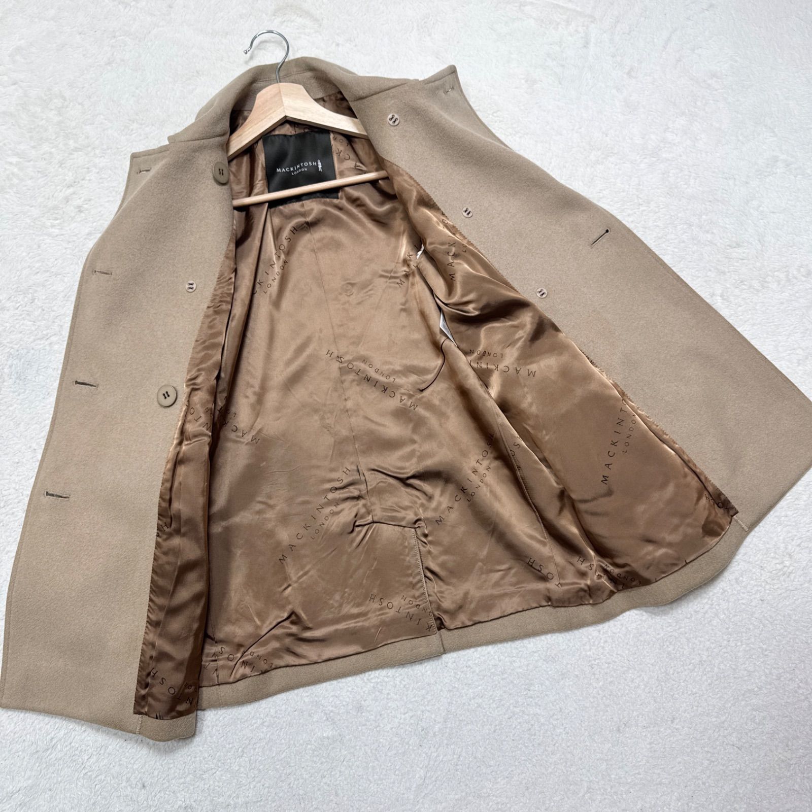 MACKINTOSH LONDON マッキントッシュロンドン カシミヤ混 Pコート