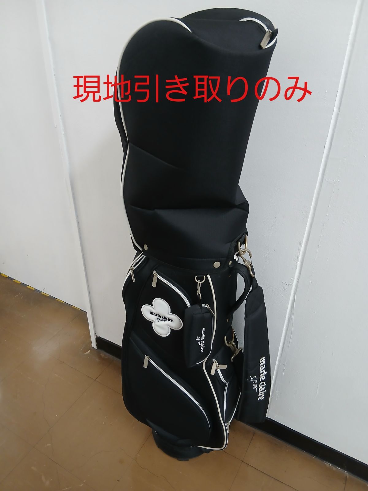 Ke0806-24 G 現地のみ marie claire sport ゴルフクラブセット キャディバッグ付き