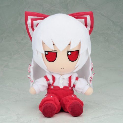 新品未開封 東方ぬいぐるみシリーズ18 藤原妹紅 ふもふももこ。特典缶バッジ付属