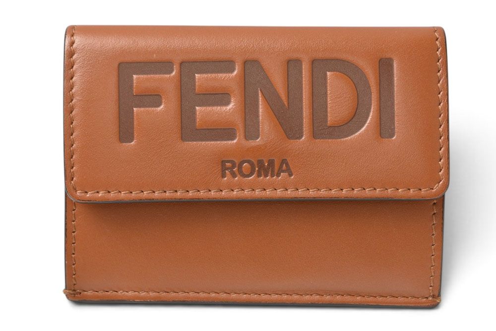 フェンディ 財布/ミニ財布 FENDI 三つ折り 8M0395 AAYZ F1CJY ソフトレザー/ブラウン【中古】 26,400円
