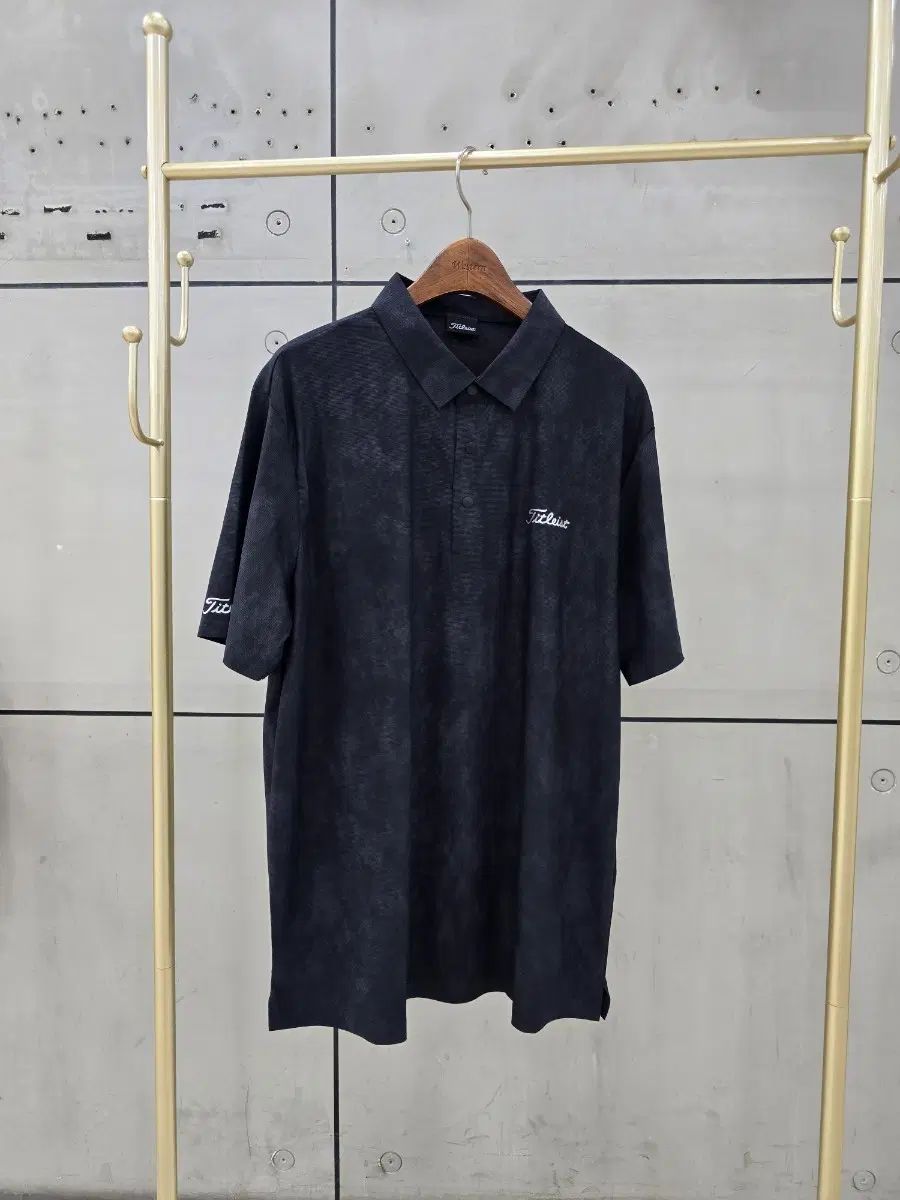 タイトリスト(Titleist) ゴルフウェア 半袖 カラーTシャツ ブラック 110