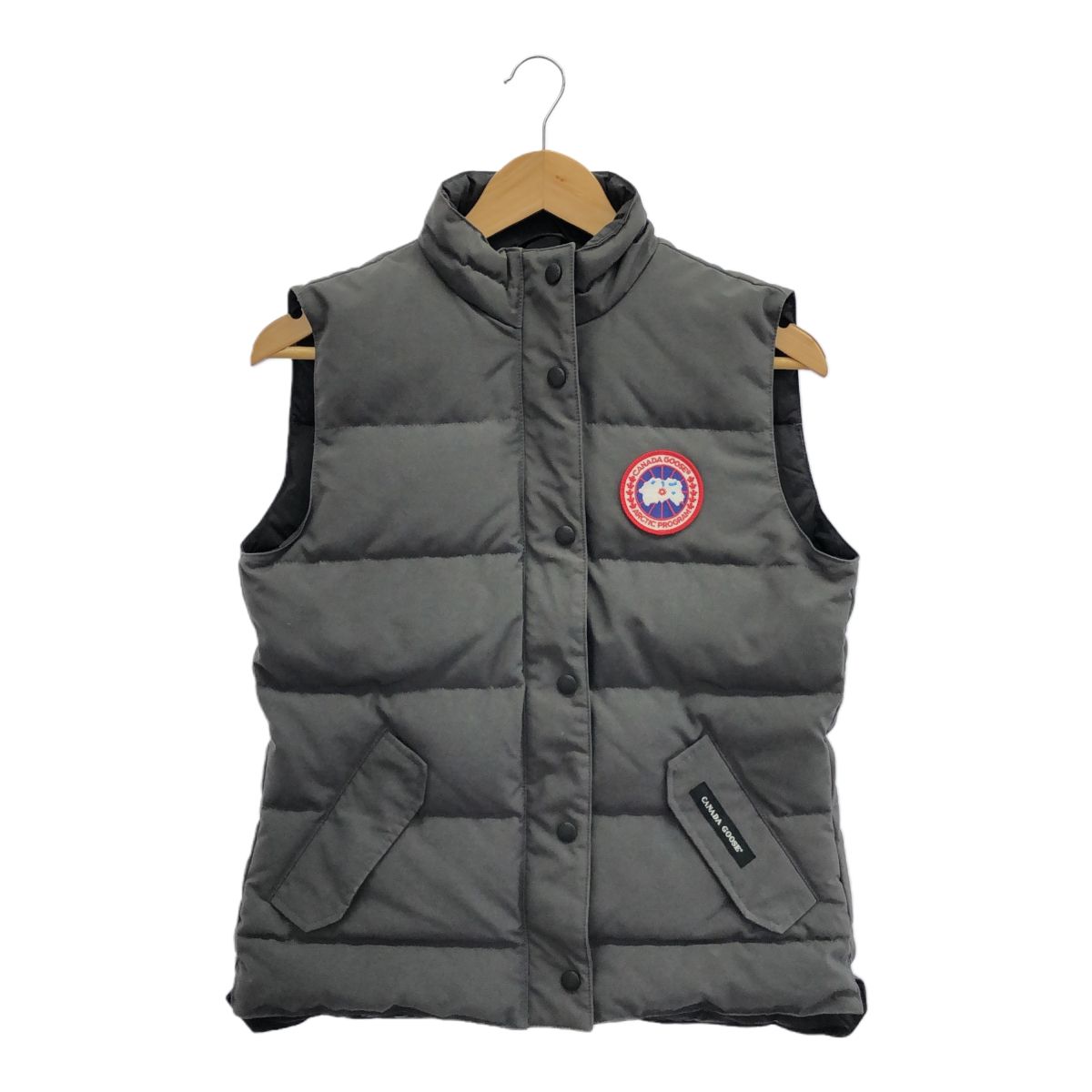 CANADA GOOSE カナダグース ダウンベスト 2832L MMサイズ グレー アウター レディース J540