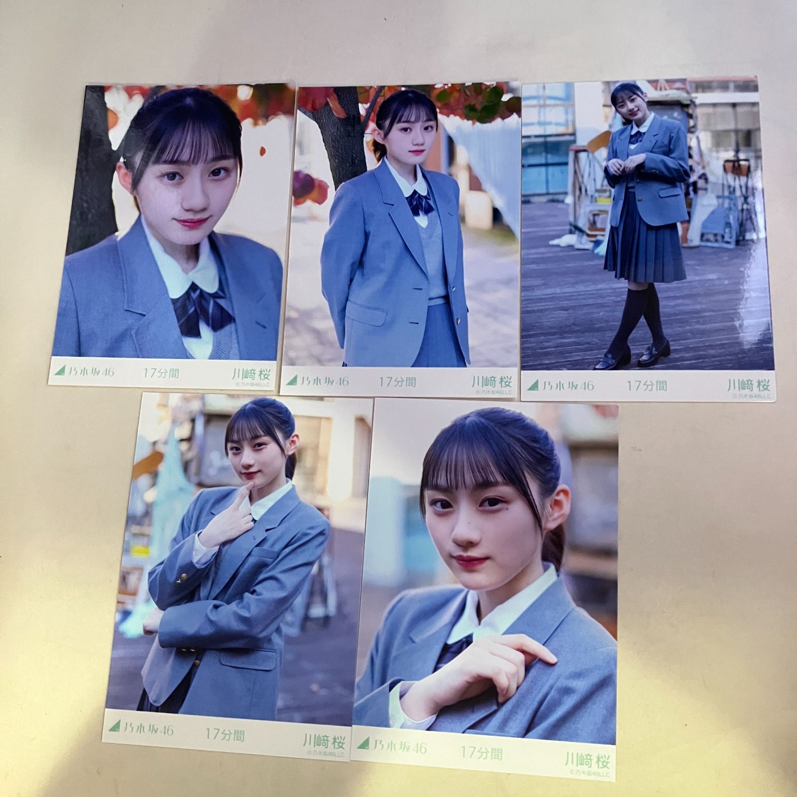 乃木坂46 川崎桜 生写真 コンプ 5セット NL8027P f115 - メルカリ