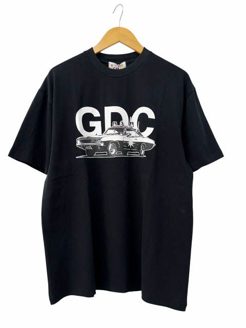 ヒステリックグラマー HYSTERIC GLAMOUR ×GDC HG ジーディーシー 1969 T-SHIRT コラボ ロゴ プリント 半袖 Tシャツ GD0234 L 黒ブラック ブランド古着ベクトル 中古■260806