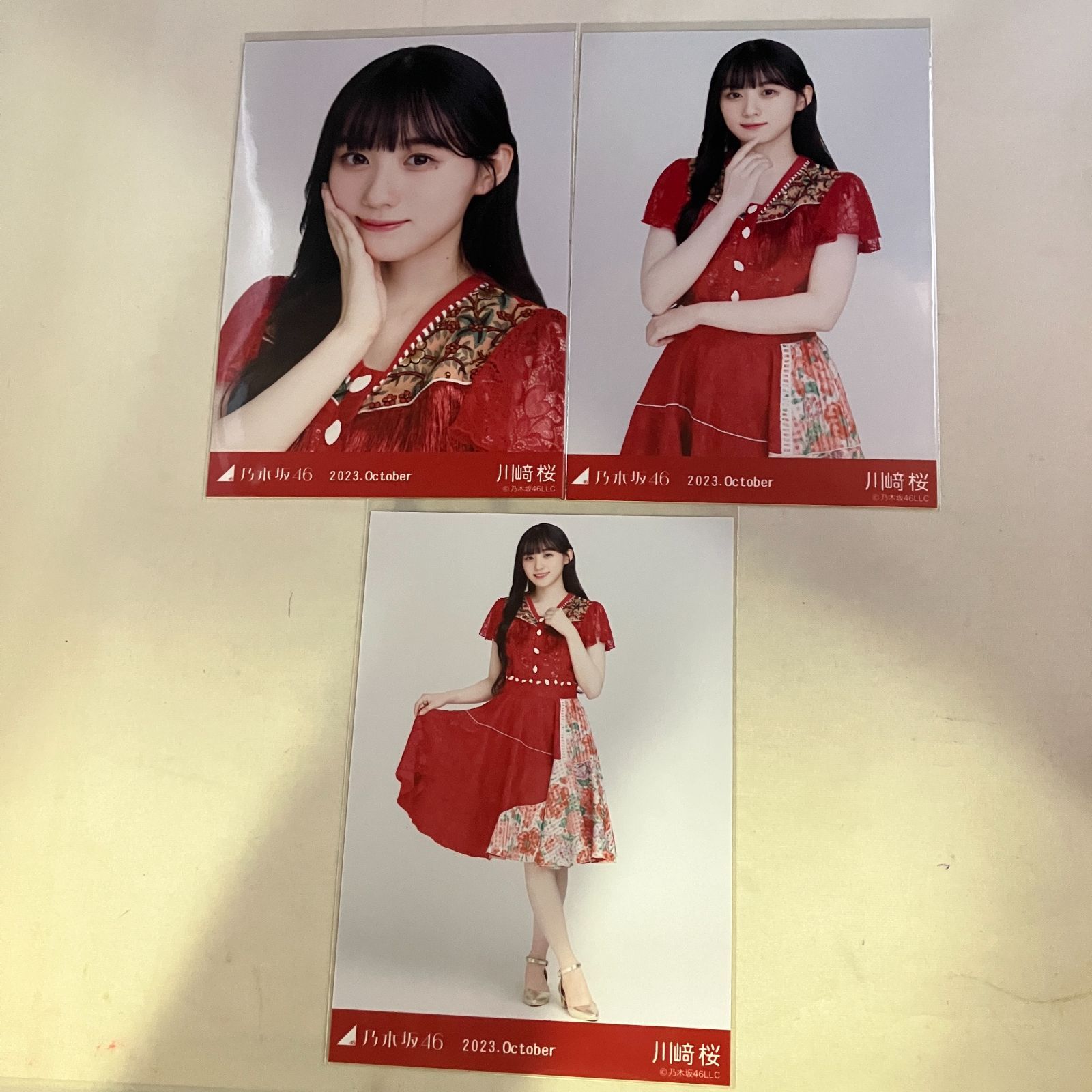 川﨑桜 ✨　14th Anniversary 14周年記念 5種フルコンプ 乃木坂46 川崎桜 生写真 コンプ 5セット NL8028P f115 - メルカリ
