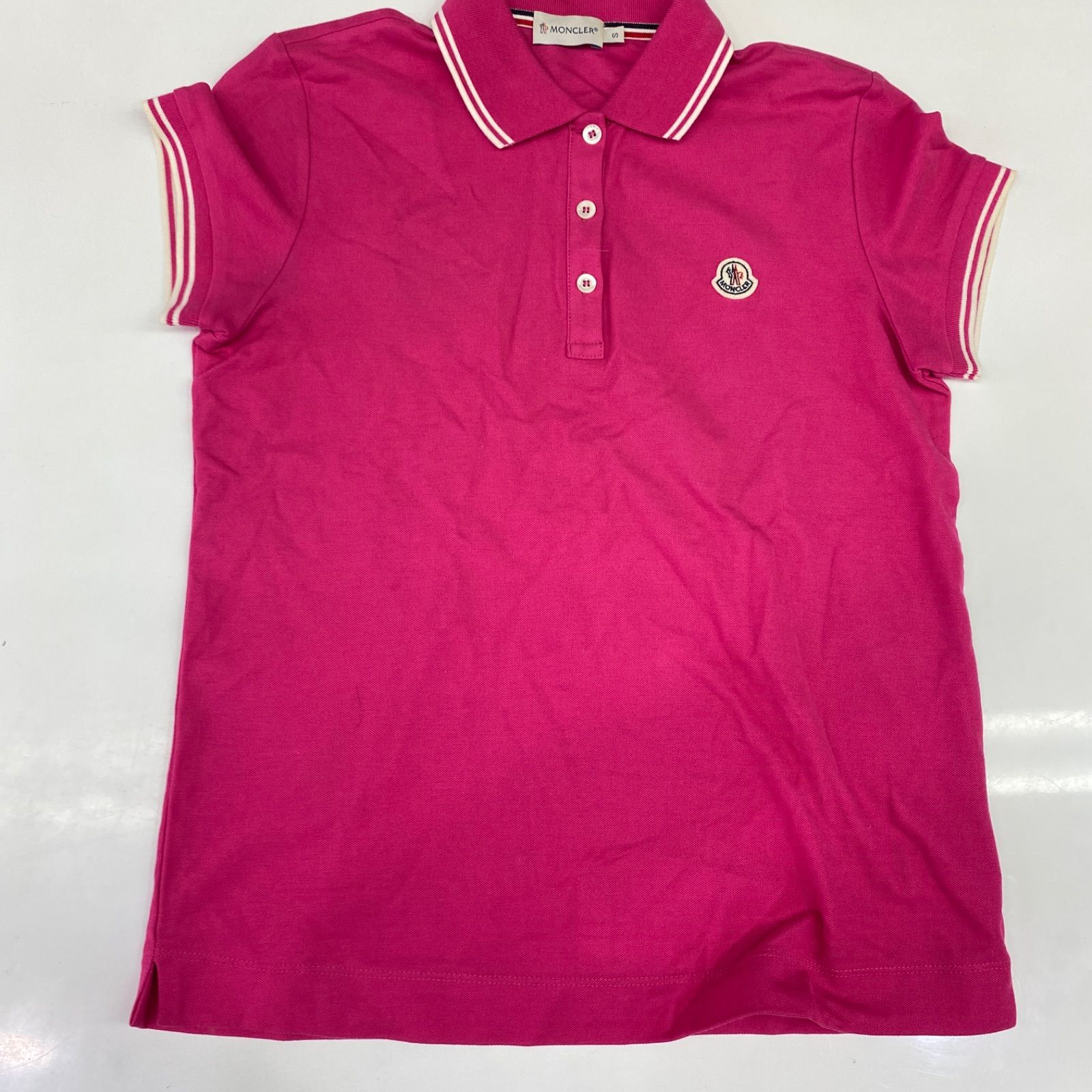 レディース モンクレール MONCLER レディース ポロシャツ ピンク