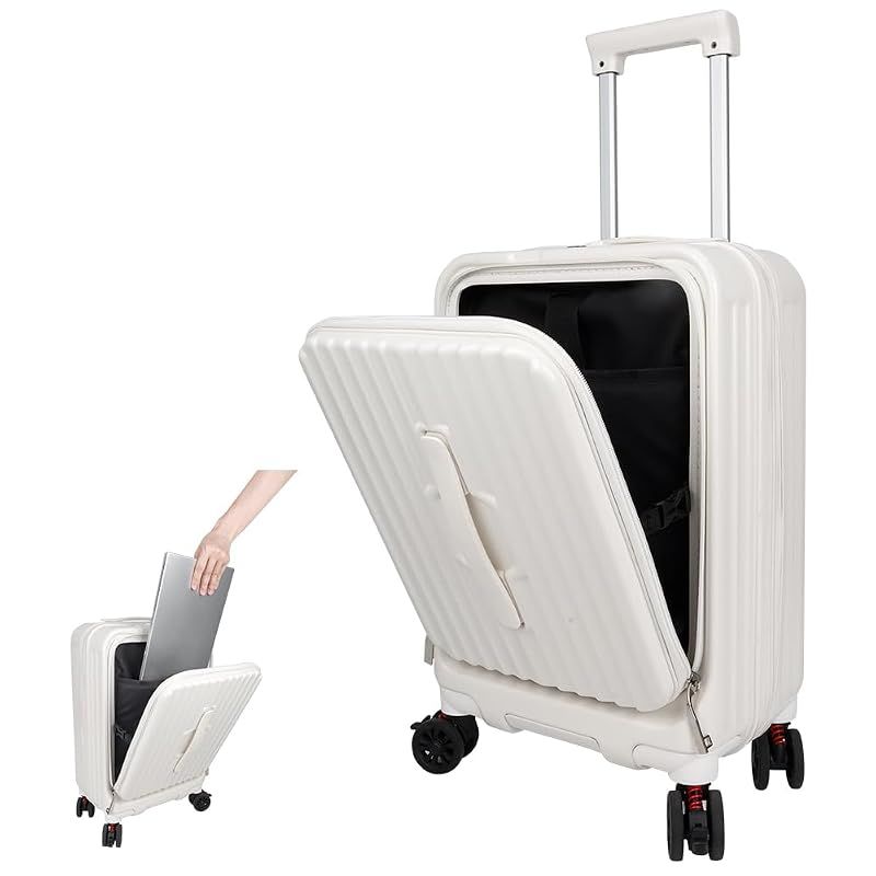 【新品】 [スカイフライ] スーツケース フロントオープン 片開き 両開き キャリーケース 機内持ち込み 小型 軽量 Sサイズ ストッパー付き