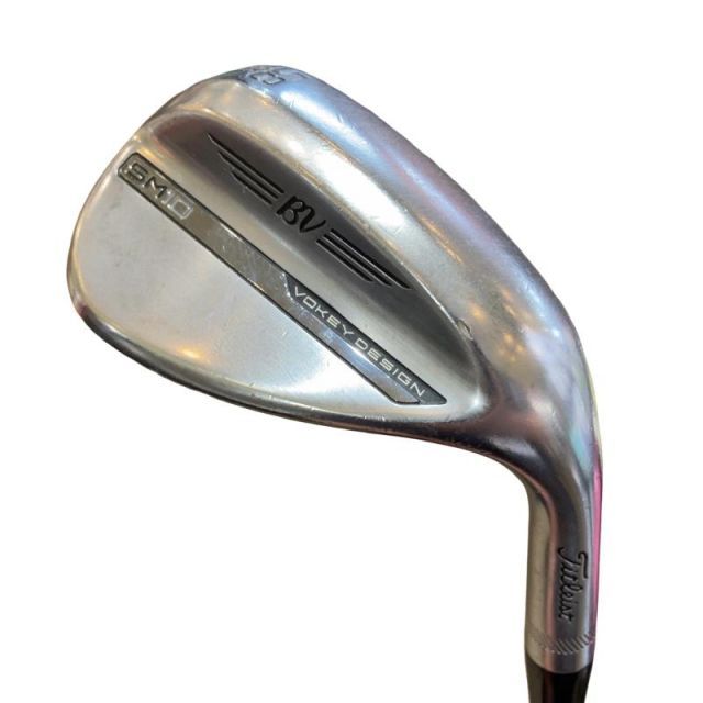 【中古】 タイトリスト VOKEY SPIN MILLED SM10 ツアークロム 58°/10°S ウェッジ WG Dynamic Gold (フレックスS) メンズ 男性用 右利き 右用 Cランク ゴルフクラブ
